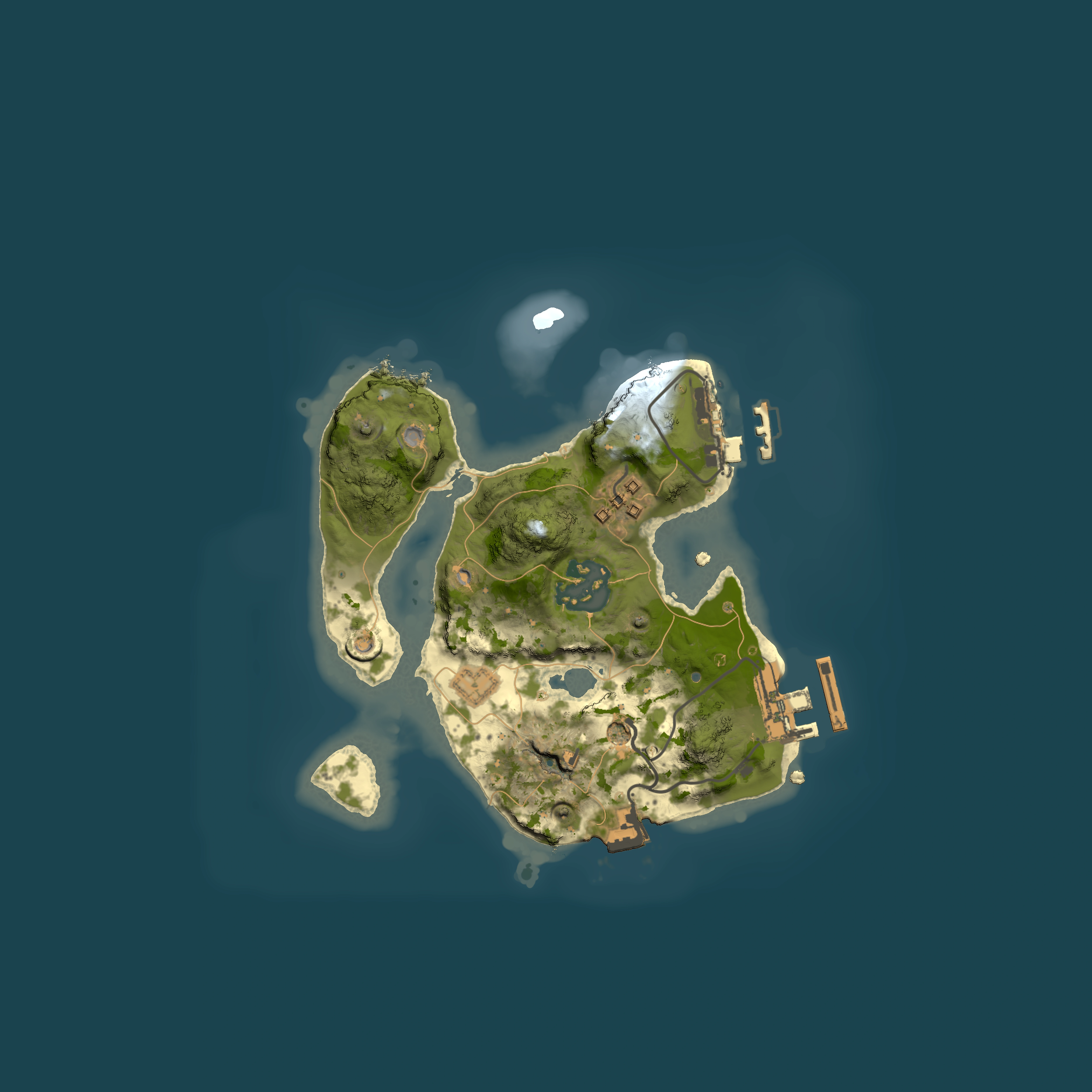 Full top-down render of Rust map seed 2063377722, 2000x2000m