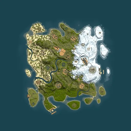 Rust map seed 1524819367, 3750x3750m top-down preview
