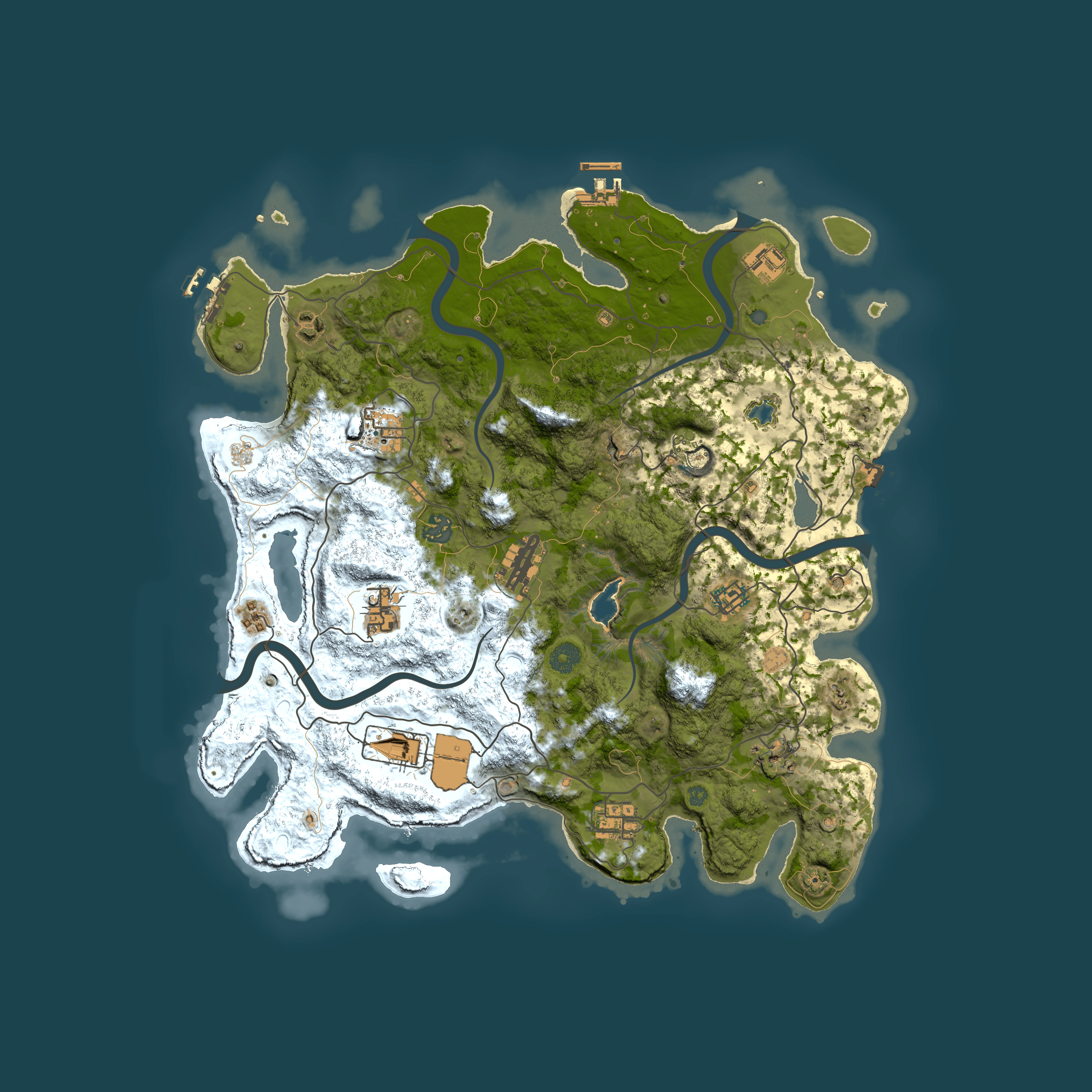 Full top-down render of Rust map seed 1994189516, 4150x4150m