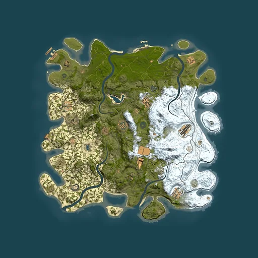 Rust map seed 949859208, 4450x4450m top-down preview