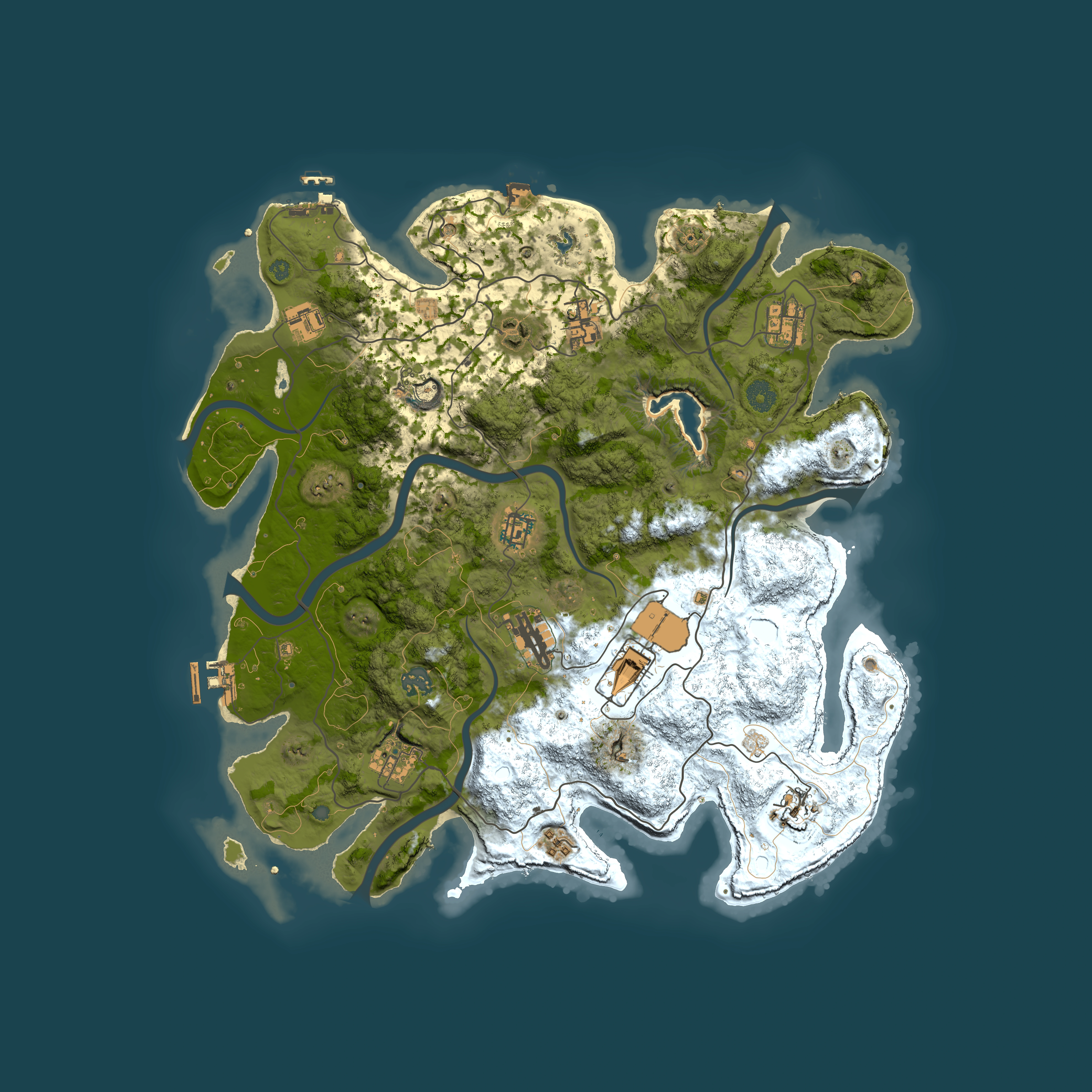 Full top-down render of Rust map seed 2026303200, 4100x4100m