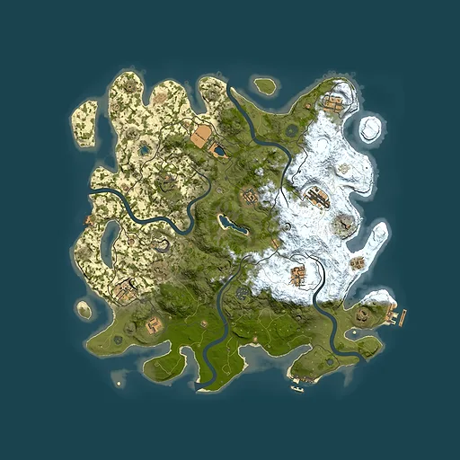 Rust map seed 1927960318, 4150x4150m top-down preview