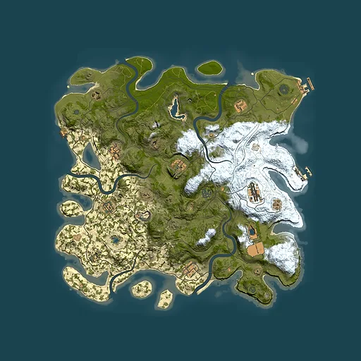 Rust map seed 639768598, 4300x4300m top-down preview