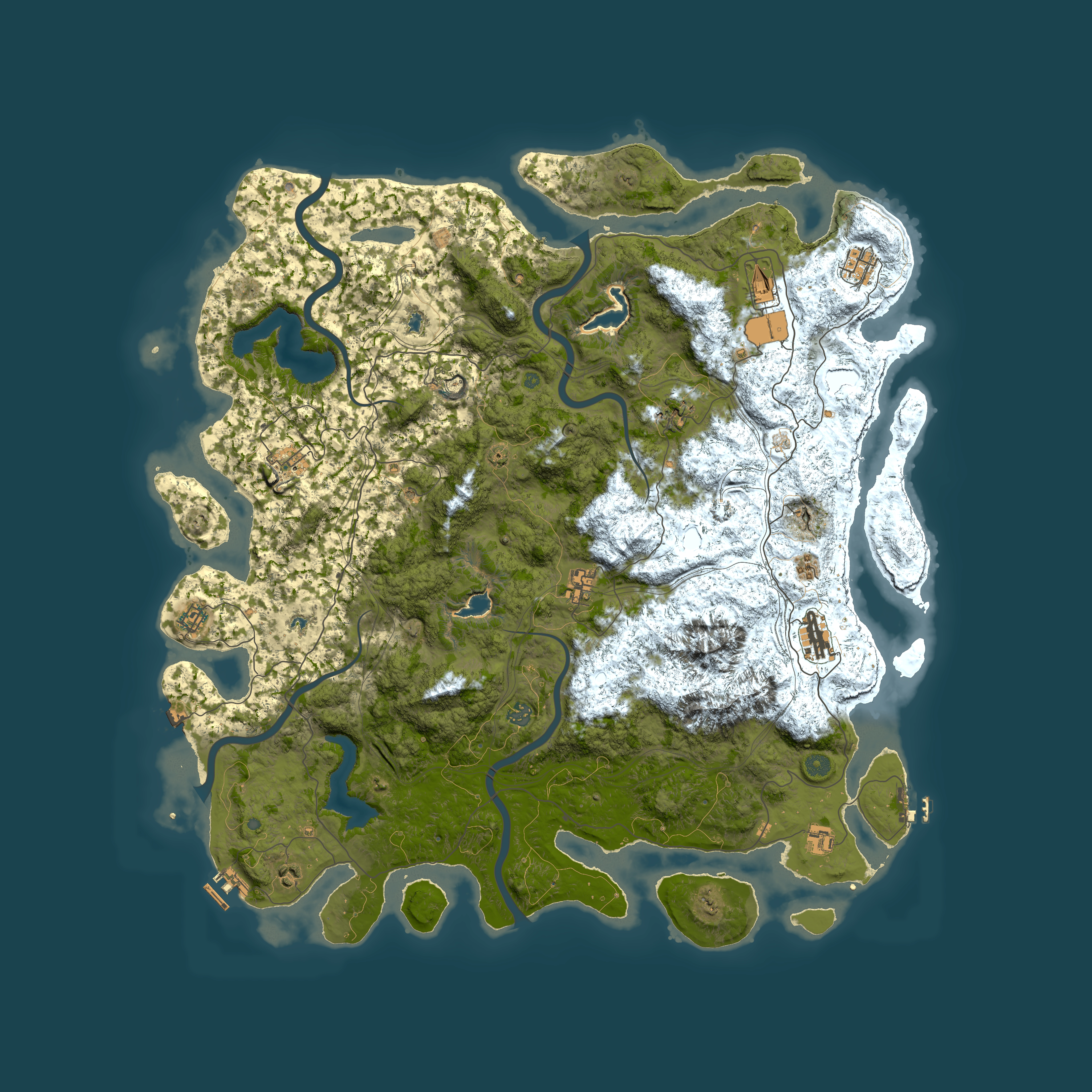 Full top-down render of Rust map seed 691347368, 5400x5400m
