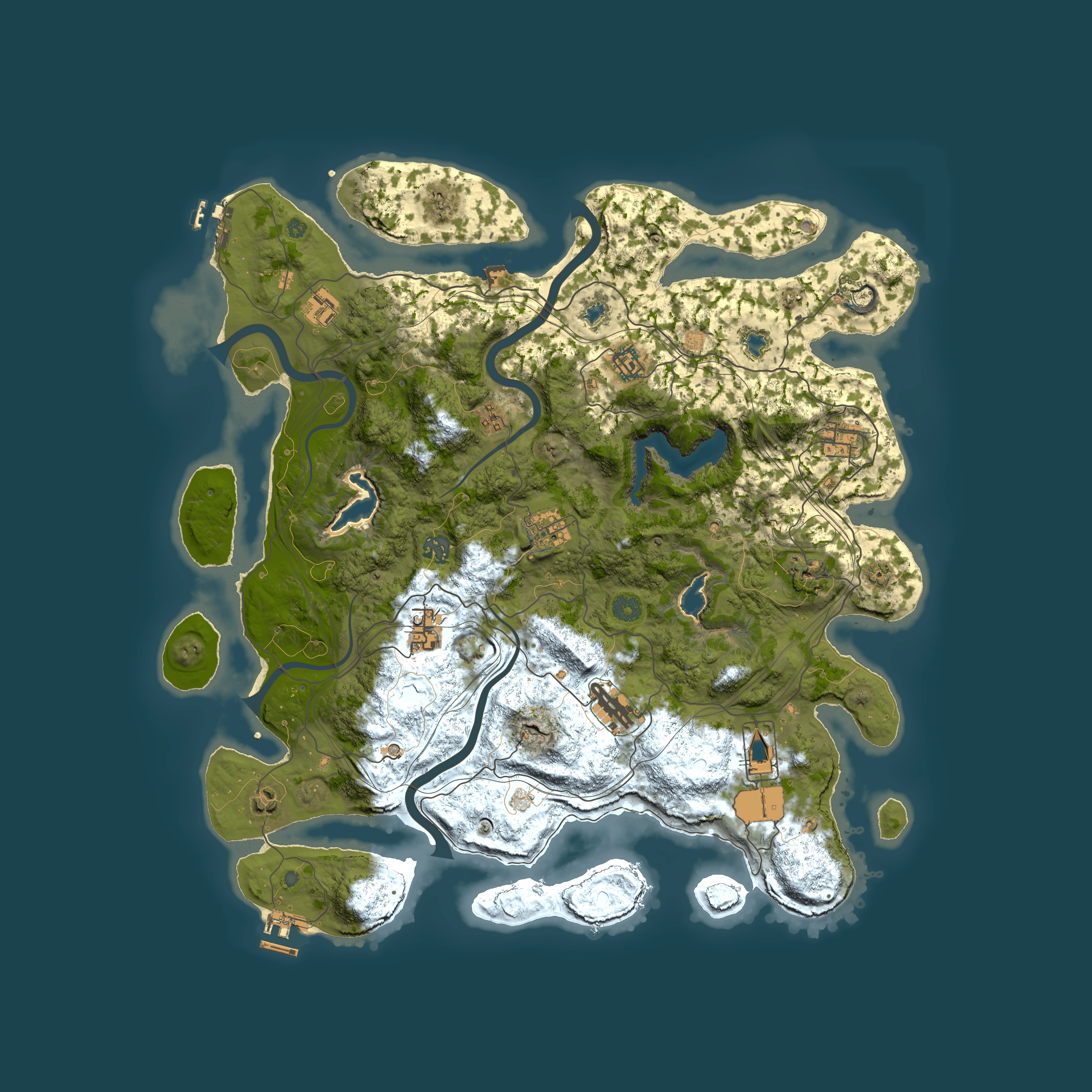 Full top-down render of Rust map seed 978223541, 4500x4500m