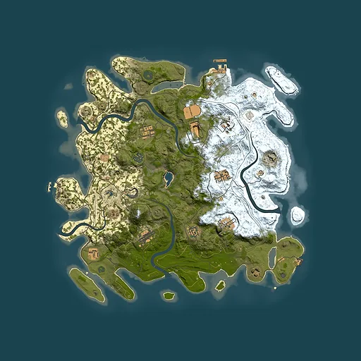 Rust map seed 294882343, 4300x4300m top-down preview