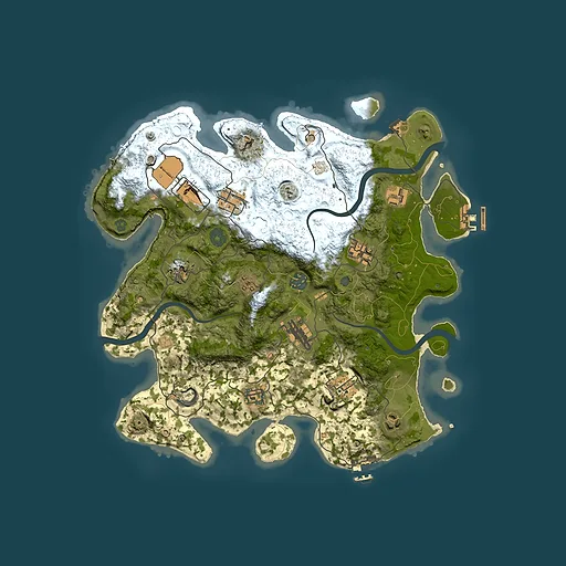 Rust map seed 187178849, 3600x3600m top-down preview