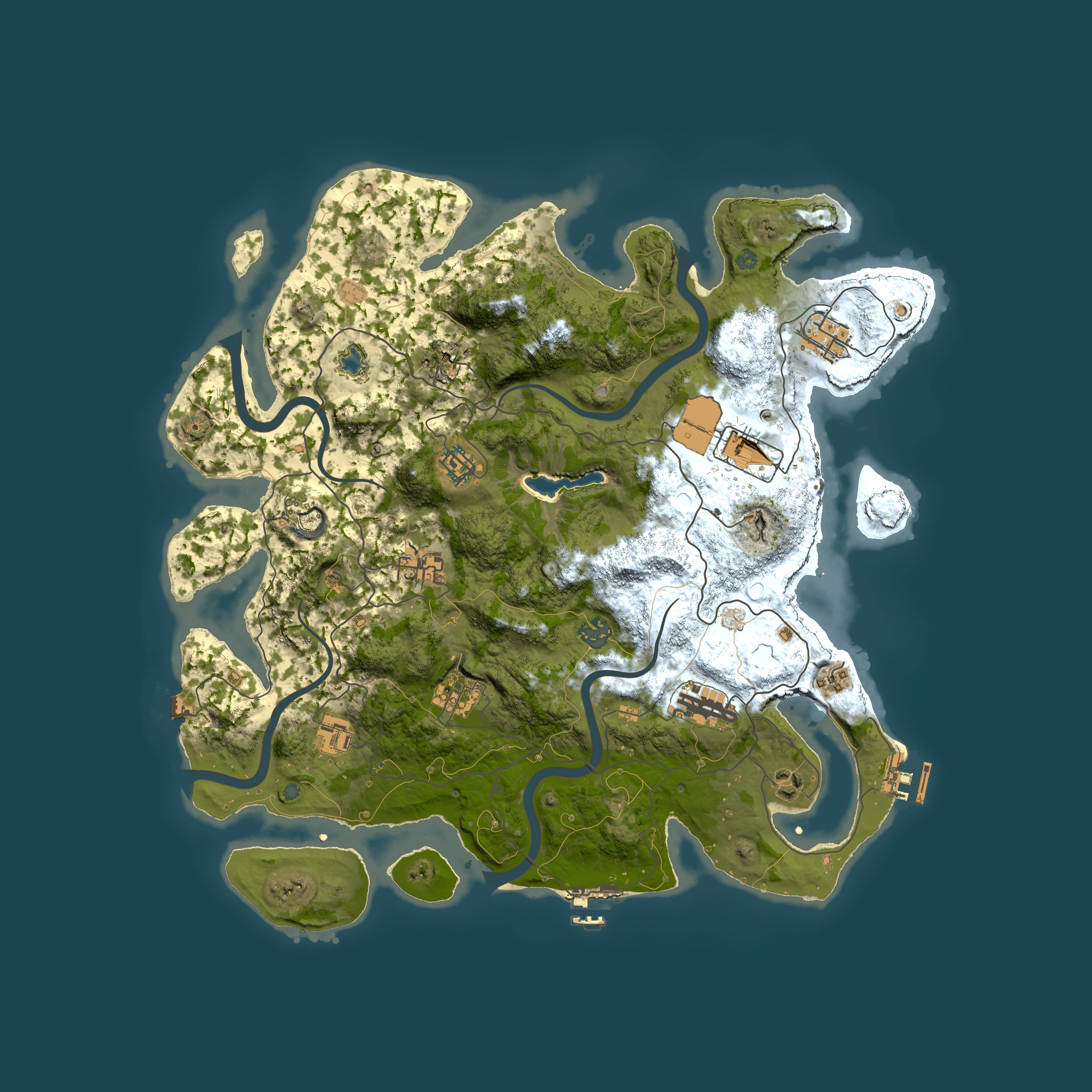 Full top-down render of Rust map seed 184851748, 4100x4100m