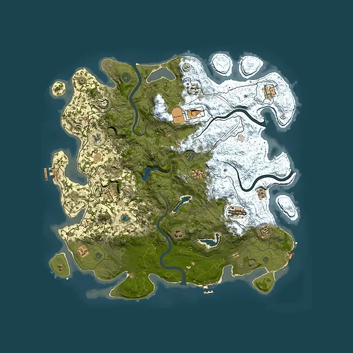 Rust map seed 427104211, 4600x4600m top-down preview
