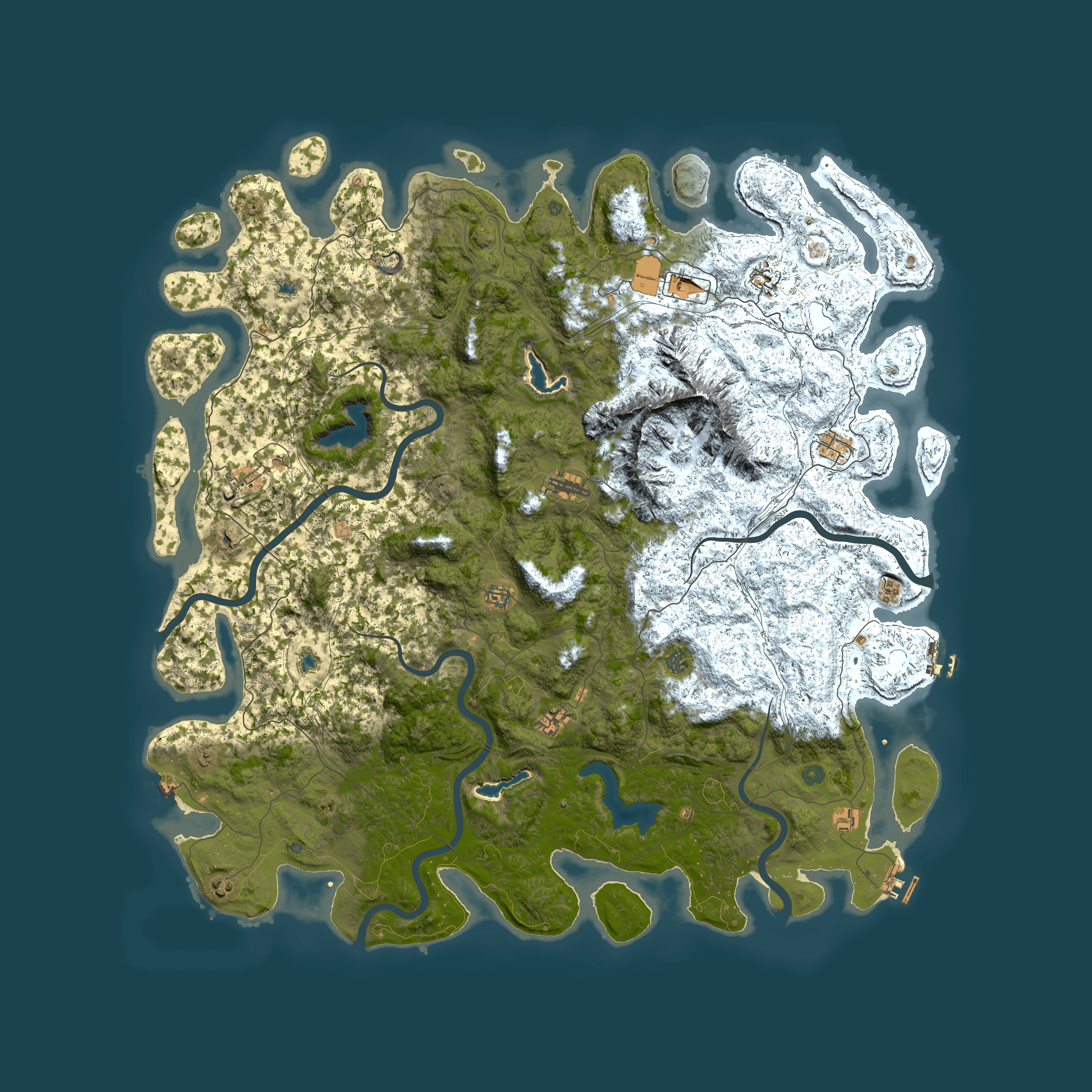 Full top-down render of Rust map seed 859163078, 6000x6000m