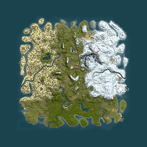 Rust map seed 859163078, 6000x6000m top-down preview