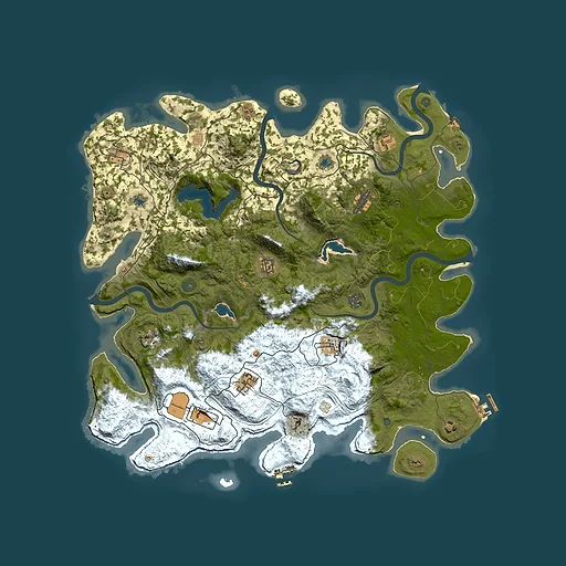 Rust map seed 729190660, 4700x4700m top-down preview
