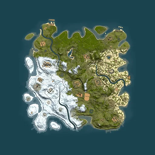 Rust map seed 757954700, 4200x4200m top-down preview