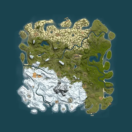 Rust map seed 1348187069, 5450x5450m top-down preview