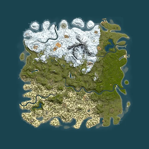 Rust map seed 96569200, 6000x6000m top-down preview