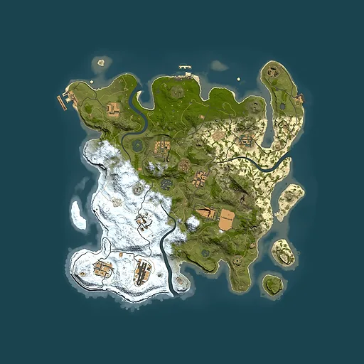 Rust map seed 1989136807, 3550x3550m top-down preview
