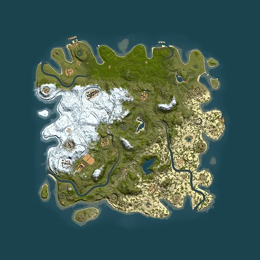 Rust map seed 99174197, 4750x4750m top-down preview