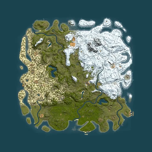 Rust map seed 184459000, 6000x6000m top-down preview