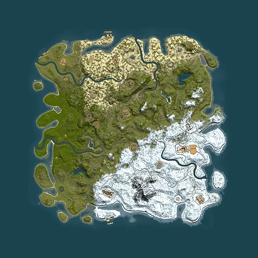 Rust map seed 50501725, 5750x5750m top-down preview