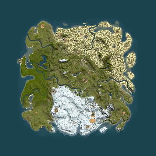 Rust map seed 1529261809, 5600x5600m top-down preview