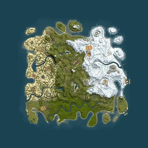 Rust map seed 1360670081, 4700x4700m top-down preview