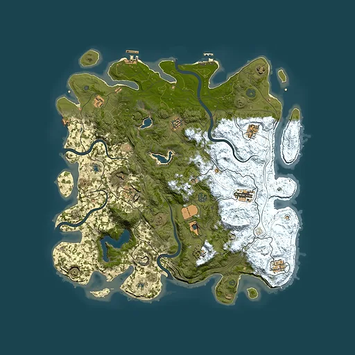 Rust map seed 1107347552, 4500x4500m top-down preview