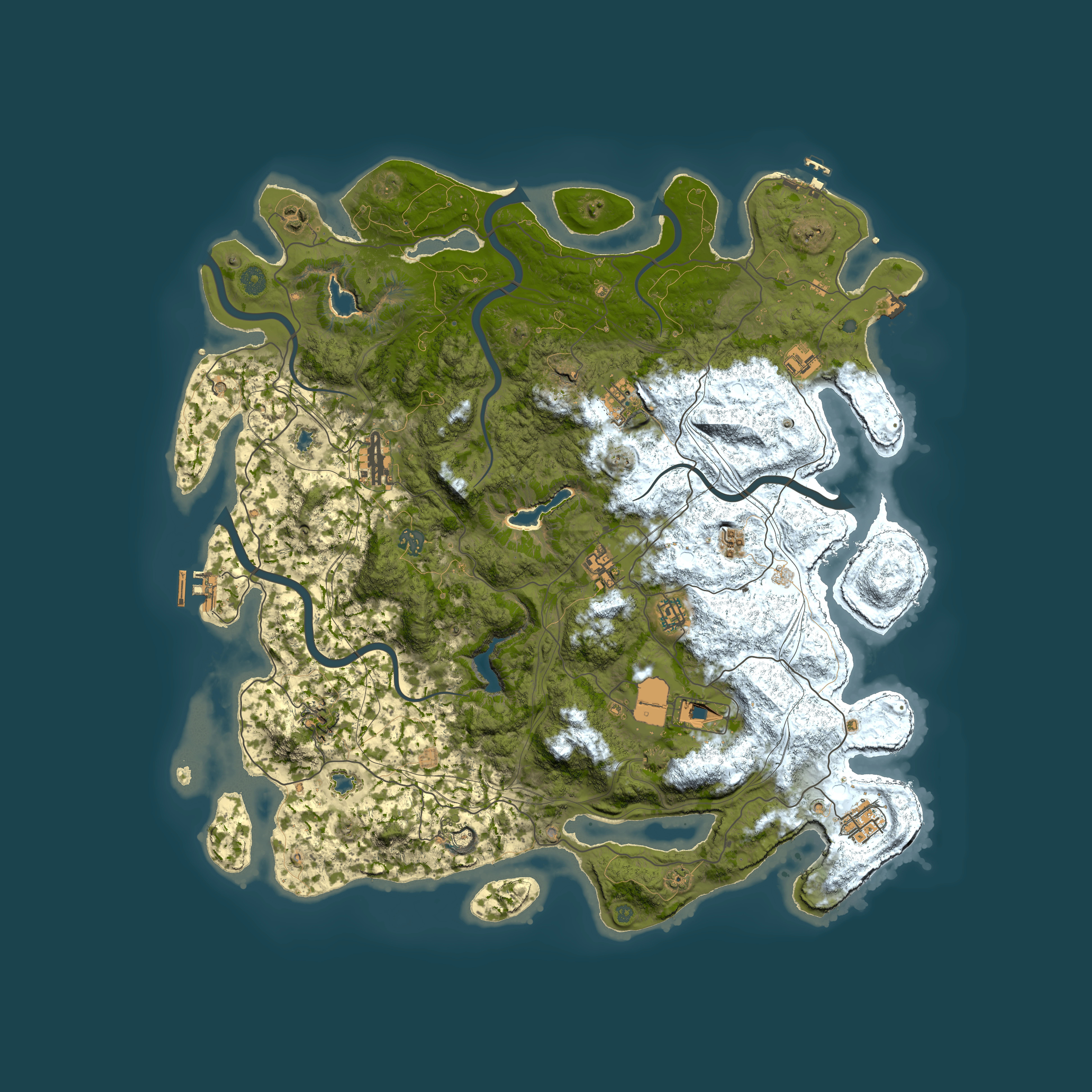 Full top-down render of Rust map seed 979158165, 4800x4800m