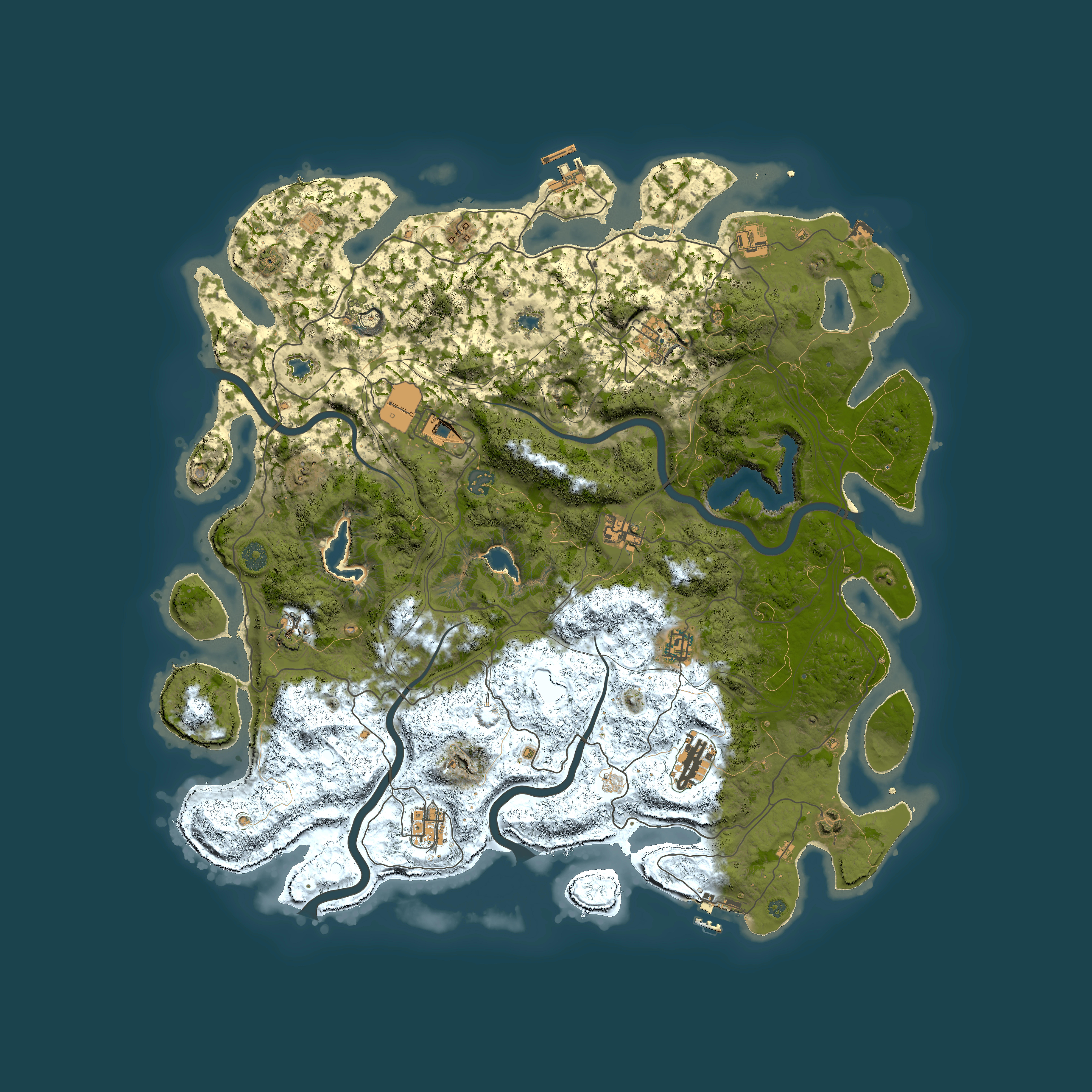 Full top-down render of Rust map seed 2088212181, 4800x4800m