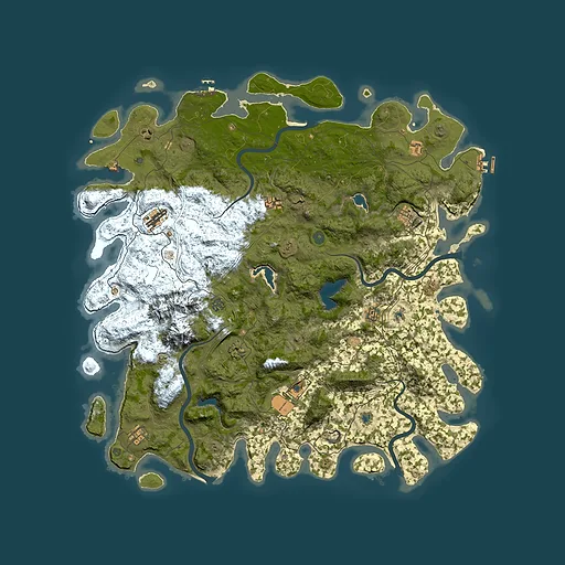 Rust map seed 101977715, 5400x5400m top-down preview