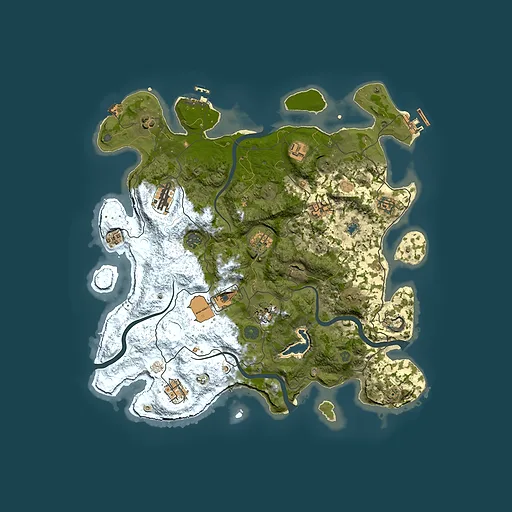 Rust map seed 899490094, 4050x4050m top-down preview