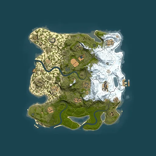 Rust map seed 1856759211, 3650x3650m top-down preview