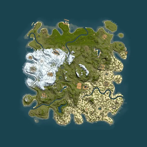 Rust map seed 1173883074, 4850x4850m top-down preview