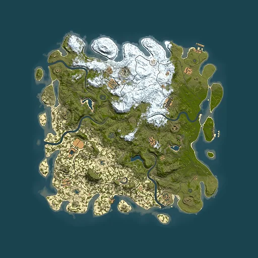 Rust map seed 2044233193, 4900x4900m top-down preview