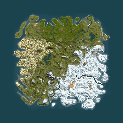 Rust map seed 232180045, 5950x5950m top-down preview