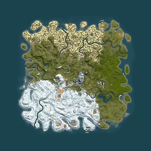 Rust map seed 519918375, 5900x5900m top-down preview