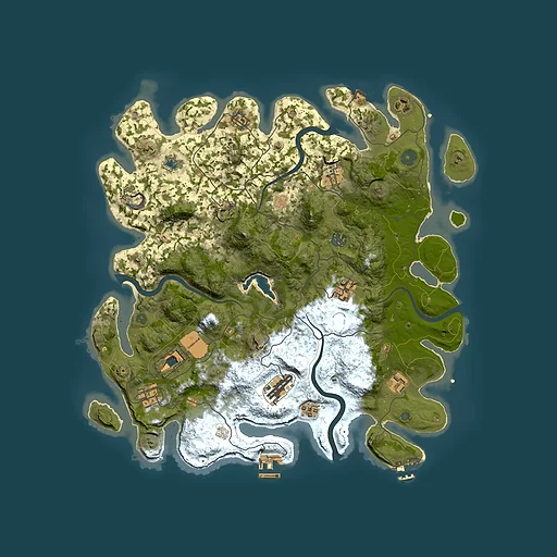 Rust map seed 1349569765, 4100x4100m top-down preview