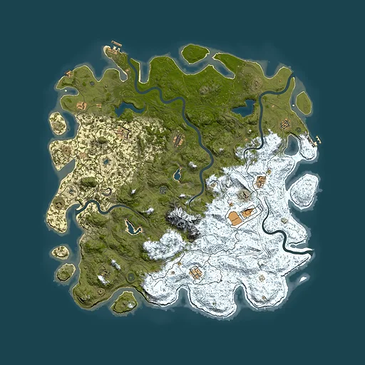 Rust map seed 226751160, 5550x5550m top-down preview