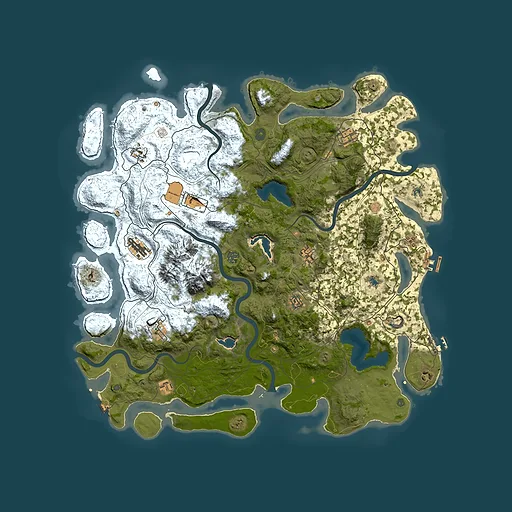 Rust map seed 1102417772, 5050x5050m top-down preview