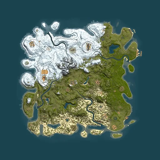 Rust map seed 889773974, 5200x5200m top-down preview