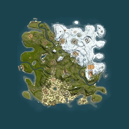 Rust map seed 624530106, 4000x4000m top-down preview
