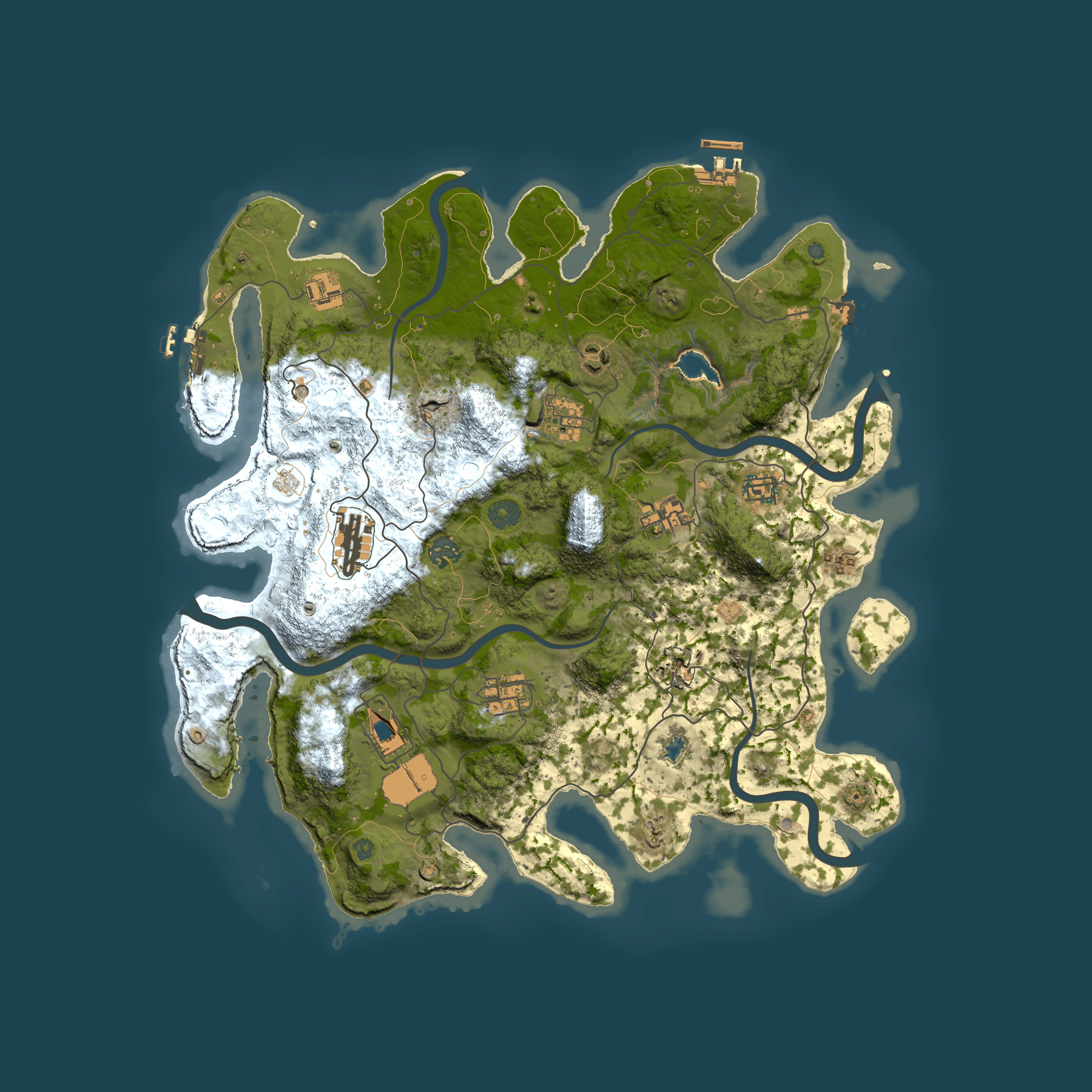 Full top-down render of Rust map seed 415331948, 4100x4100m