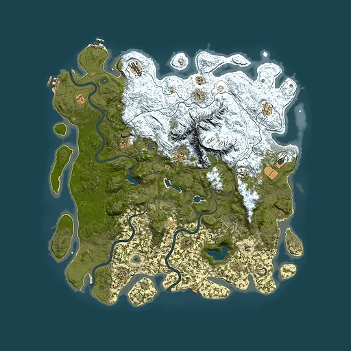 Rust map seed 954635624, 5350x5350m top-down preview