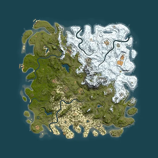 Rust map seed 2140579180, 5750x5750m top-down preview