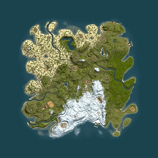 Rust map seed 114719675, 4950x4950m top-down preview