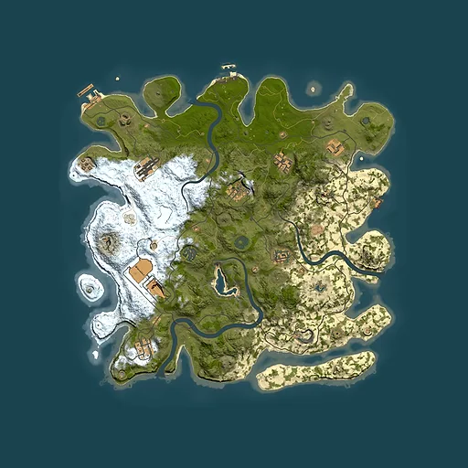 Rust map seed 47052083, 4000x4000m top-down preview