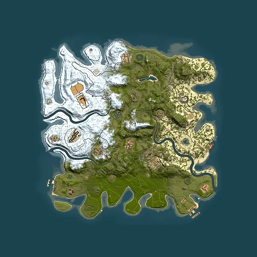 Rust map seed 1972613720, 4200x4200m top-down preview