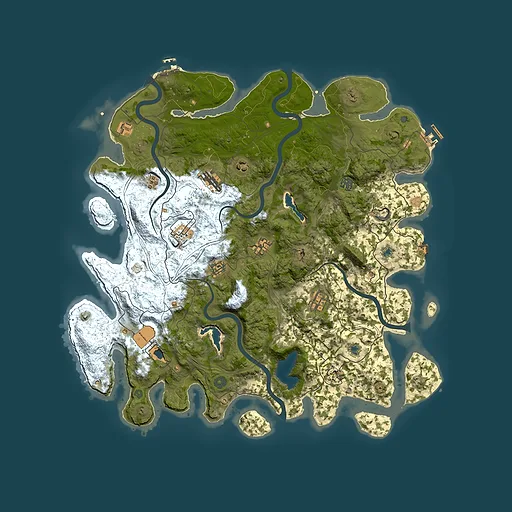 Rust map seed 1528681907, 4800x4800m top-down preview