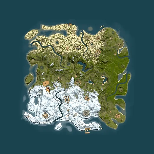 Rust map seed 1043135437, 4750x4750m top-down preview