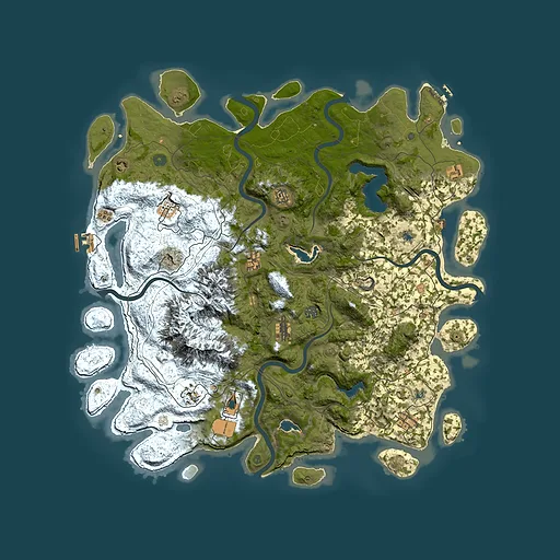 Rust map seed 834970026, 5100x5100m top-down preview