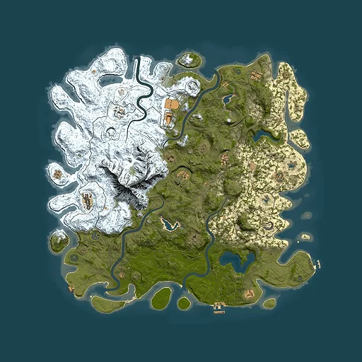 Rust map seed 191824722, 5400x5400m top-down preview